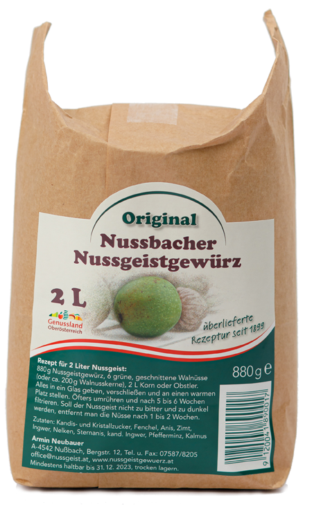 Nussgeistgewürz 2 Liter